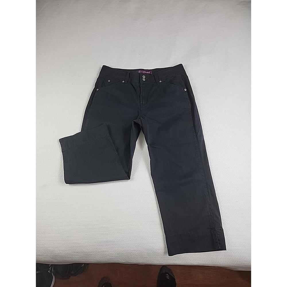 Women's Gloria Vanderbilt Blue denim Cropped Jeans Size  12